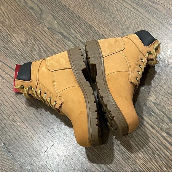 New WOLVERINE MEN'S FLOORHAND WATERPROOF 6" WORK BOOT size 12W in Wheat - Picture 5 of 14